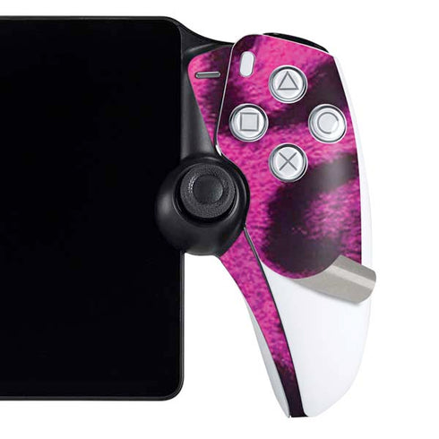 Pink Leopard Spots PlayStation Portal Remote Player Skin