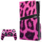 Pink Leopard Spots PS5 Pro Disk Bundle Skin