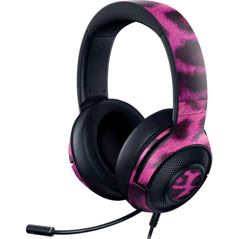 Pink Leopard Spots Razer Kraken X Skin