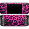Pink Leopard Spots Steam Deck Handheld Gaming Computer OLED Skin