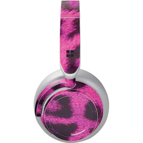 Pink Leopard Spots Surface Headphones Skin