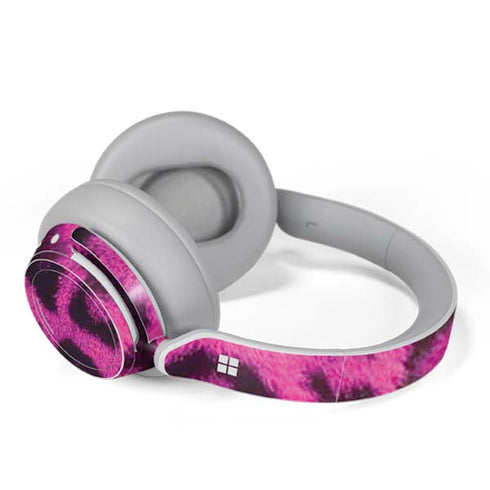 Pink Leopard Spots Surface Headphones Skin