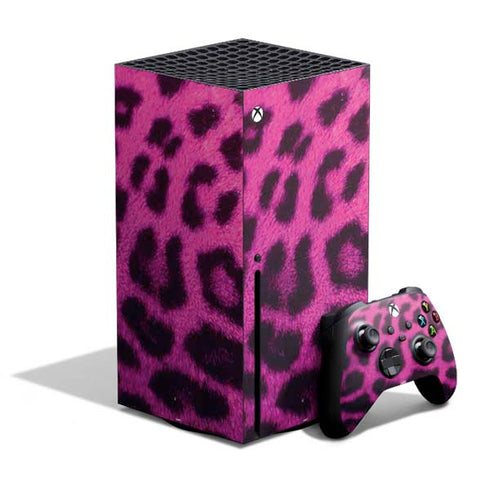 Pink Leopard Spots Xbox Series X Bundle Skin