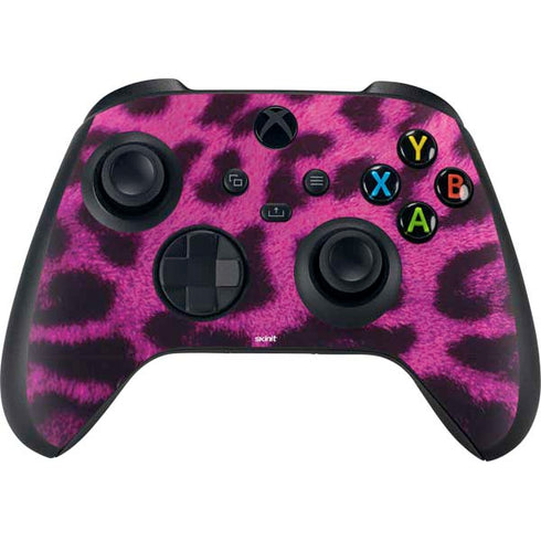 Pink Leopard Spots XBox Series X Digital Edition Bundle Skin