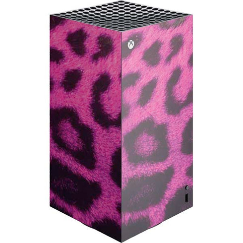 Pink Leopard Spots Xbox Series X Skins