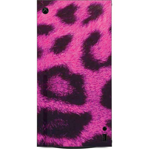 Pink Leopard Spots XBox Series X Digital Edition Console Skin