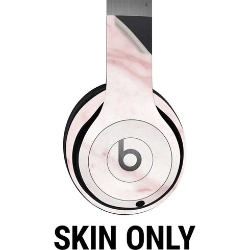 Pink Marble Beats Solo 4 Wireless Headphones Skin
