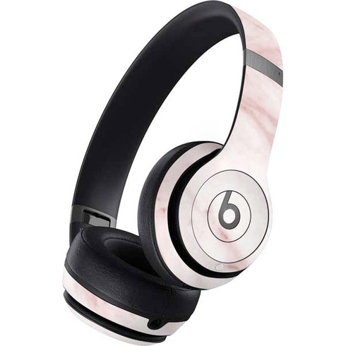 Pink Marble Beats Solo 4 Wireless Headphones Skin