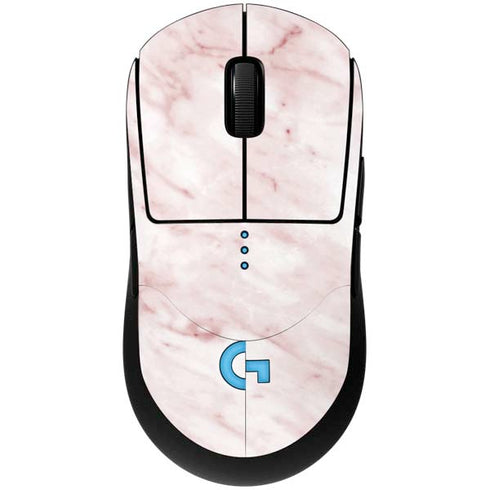 Pink Marble G Pro Wireless Gaming Mouse Skin
