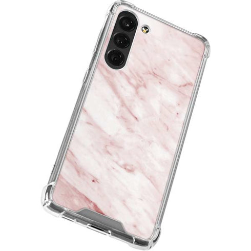Pink Marble Galaxy S24 FE Clear Case