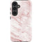 Pink Marble Galaxy S25 Impact Case