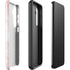 Pink Marble Galaxy S25 Impact Case