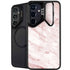 Pink Marble Galaxy S25 Kickstand Case