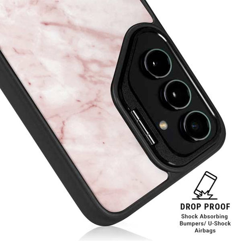 Pink Marble Galaxy S24 Kickstand Case