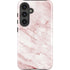 Pink Marble Galaxy S25 Plus Impact Case