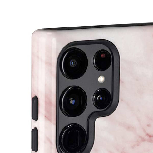 Pink Marble Galaxy S25 Ultra Impact Case