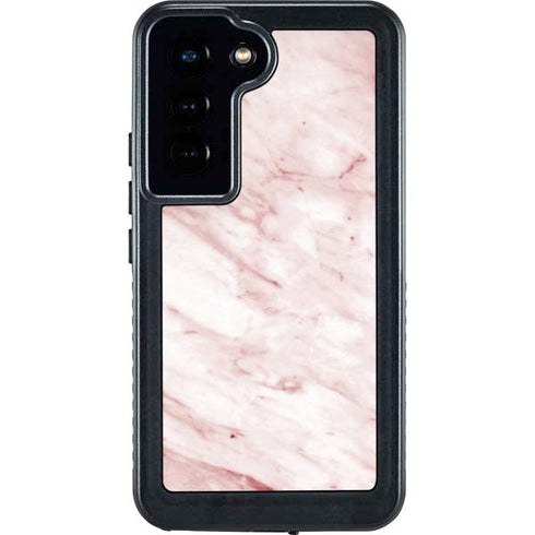 Pink Marble Galaxy S24 Waterproof Case