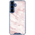 Pink Marble Galaxy S25 Plus Clear Case