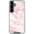 Pink Marble Galaxy S26 Clear Case
