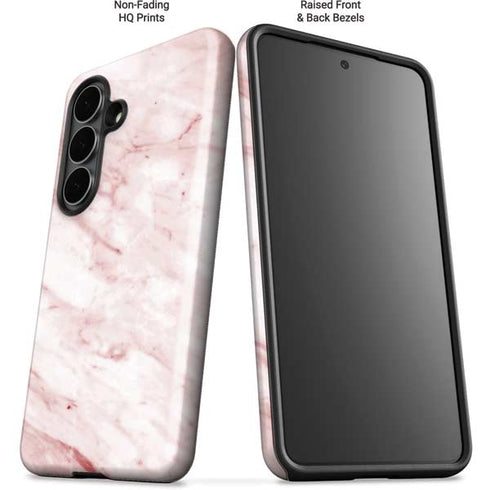 Pink Marble Galaxy S26 Plus Impact Case