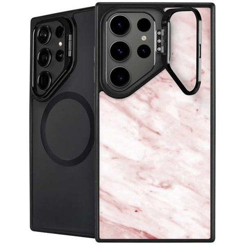 Pink Marble Galaxy S26 Ultra Kickstand Case