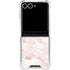 Pink Marble Galaxy Z Flip7 Clear Case