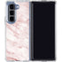 Pink Marble Galaxy Z Fold5 5G Clear Case