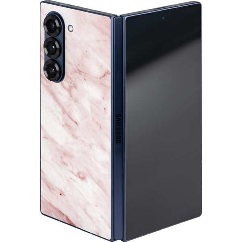 Pink Marble Galaxy Z Fold6 Skin