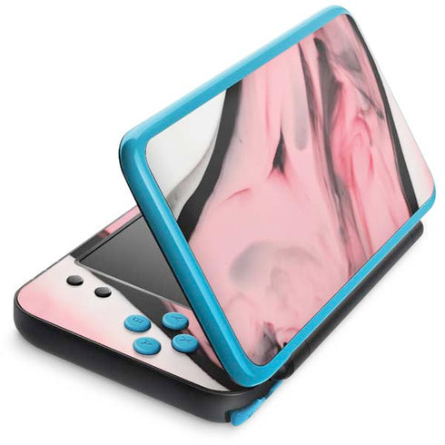 Pink Marble Ink Nintendo Skins