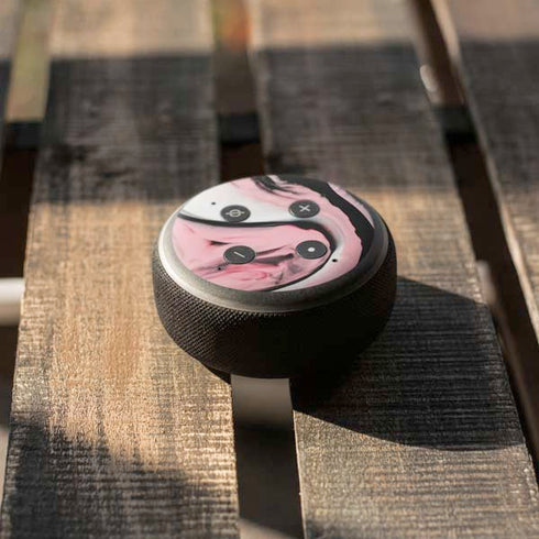 Pink Marble Ink Amazon Echo Dot Skin