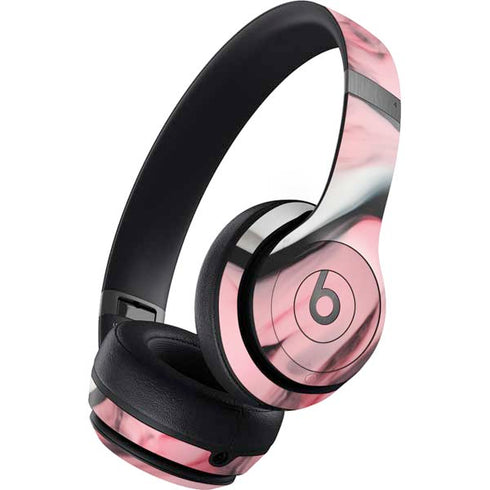 Pink Marble Ink Beats Solo 4 Wireless Headphones Skin
