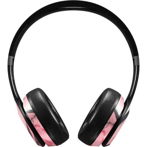 Pink Marble Ink Beats Solo 4 Wireless Headphones Skin