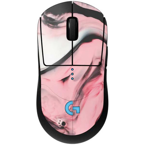 Pink Marble Ink G Pro Wireless Gaming Mouse Skin