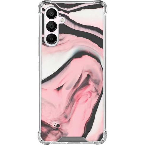Pink Marble Ink Galaxy A16 5G Clear Case