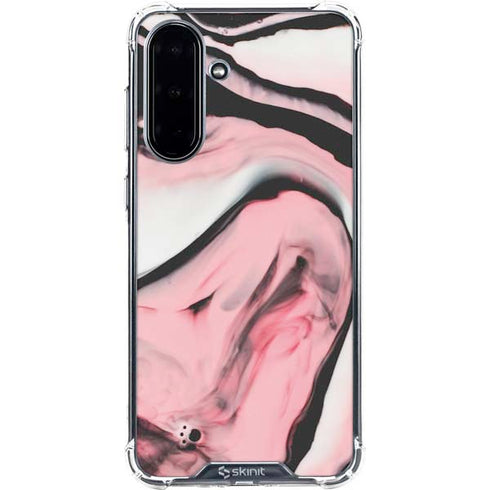 Pink Marble Ink Galaxy A36 5G Clear Case