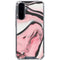 Pink Marble Ink Galaxy A36 5G Clear Case