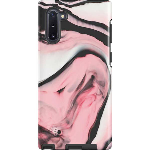 Pink Marble Ink Galaxy Cases