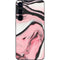 Pink Marble Ink Galaxy S25 Plus Skin