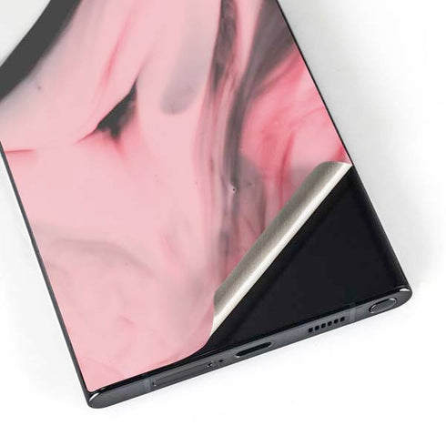 Pink Marble Ink Galaxy S25 Ultra Skin
