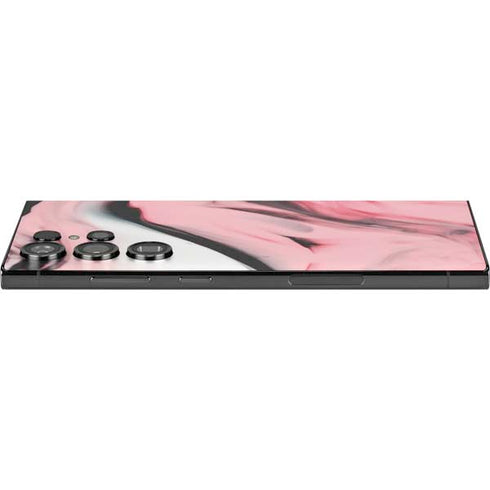 Pink Marble Ink Galaxy S25 Ultra Skin