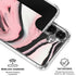 Pink Marble Ink Galaxy S26 Clear Case