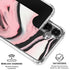 Pink Marble Ink Galaxy S26 Plus Clear Case