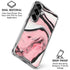 Pink Marble Ink Galaxy S26 Plus Clear Case