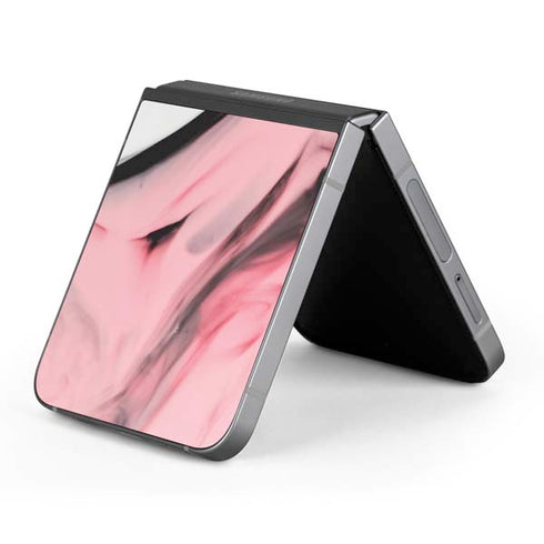 Pink Marble Ink Galaxy Z Flip6 Skin