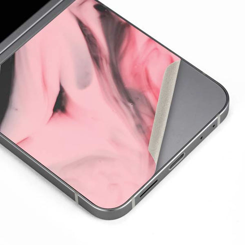 Pink Marble Ink Galaxy Z Flip6 Skin