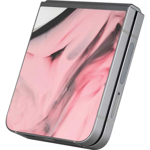 Pink Marble Ink Galaxy Z Flip6 Skin