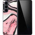 Pink Marble Ink Galaxy Z Fold5 5G Skin