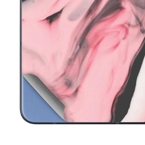 Pink Marble Ink Galaxy Z Fold5 5G Skin