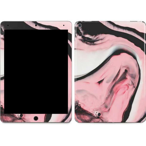 Pink Marble Ink iPad Skins