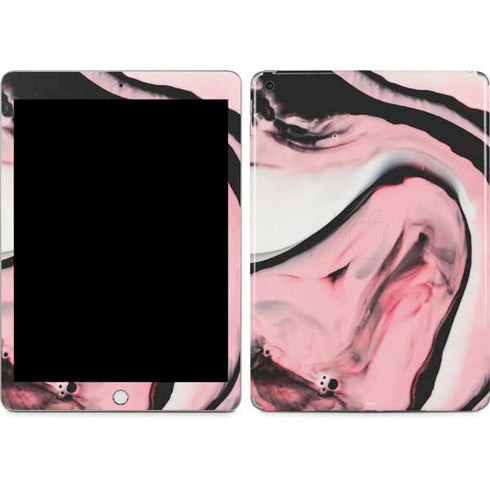 Pink Marble Ink Apple iPad Skin